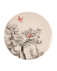 KERASIA Piatto rotondo color avorio Ø cm 30,5