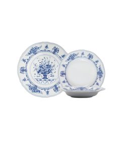 ANTHIROS Collezione di piatti blu