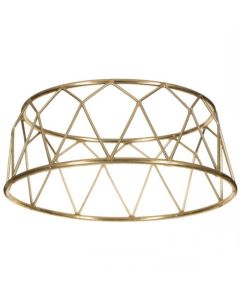 EFAY Stand antiscivolo universale oro Crown in acciaio rivestito in PVC cm 15x10 h cm 10