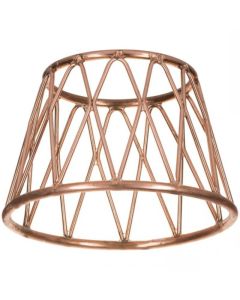 EFAY Stand antiscivolo universale rame Crown in acciaio rivestito in PVC cm 25x21,2 h cm 10