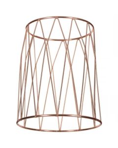 EFAY Stand antiscivolo universale rame Crown in acciaio rivestito in PVC cm 25x21,2 h cm 30