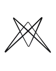 EFAY Stand universale antiscivolo Star in acciaio rivestito in PVC h cm 12,7