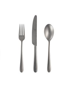 ERACLEA Servizio di posate in acciaio inox 18/10 con finitura vintage
