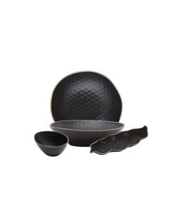 KYPSELI Collezione di piatti neri