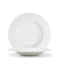 LE COQ PORCELAINE Aglos Piatto fondo bianco Ø cm 24