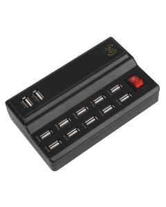 ETERE Stazione di ricarica USB con 12 porte per lampade
