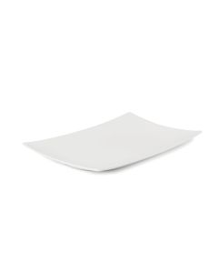 LE COQ PORCELAINE Cassiopea Vassoio rettangolare color avorio cm 30x18,5