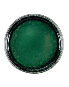 DEIMOS Piatto frutta nero e verde reattivo Ø cm 23,5 h cm 2,5,5