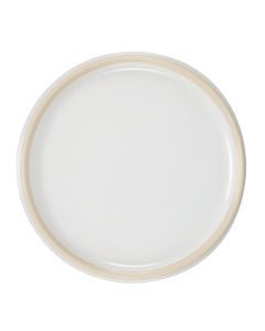 DEIMOS Piatto Piano beige reattivo Ø cm 27,5 h cm 2,5