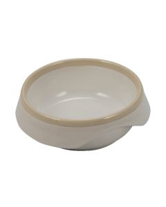 DEIMOS Coppetta rotonda beige reattivo Ø cm 9,5 h cm 5