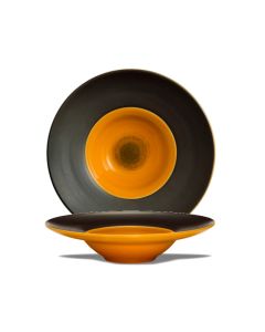 LE COQ PORCELAINE Ekate Pasta bowl arancione Ø cm 15 h cm 3,5