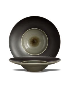 LE COQ PORCELAINE Ekate Pasta bowl grigio Ø cm 24 h cm 5