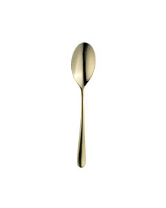 ERACLEA Cucchiaino caffè in acciaio inox 18/10 finitura pvd oro 14 cm