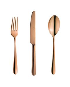 ERACLEA Servizio posate in acciaio inox finitura pvd rame