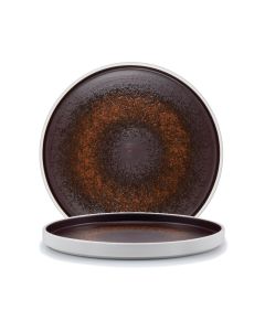 LE COQ PORCELAINE Estia Piatto pane color ruggine Ø cm 18