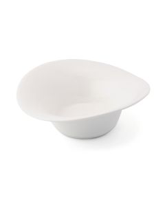 LE COQ PORCELAINE Febe Coppa petalo rotonda color avorio cm Ø 18 h cm 6