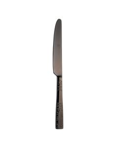 KIRA Coltello tavola acciaio inox finitura pvd nera 23 cm