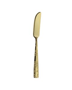 KIRA Coltello pesce acciaio inox 18/10 finitura pvd oro 19,8 cm
