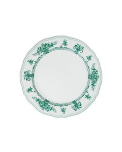NEOS ANTHIROS Piatto piano bianco e verde Ø cm 26,5