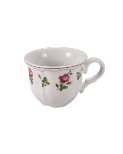 NEOS ANTHIROS Tazza da tè con roselline e filo verde cl 20