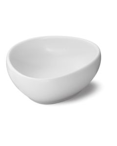 LE COQ PORCELAINE Ninfa Coppetta angolare bianco lucido cm 11x10,5 h cm 4