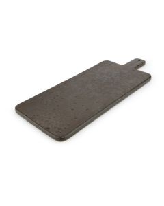 LE COQ PORCELAINE Phobos Tagliere rettangolare marrone con puntini reattivi ruggine cm 37x15,5