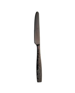 RAVIGNON Coltello tavola acciaio inox finitura pvd nera 23 cm