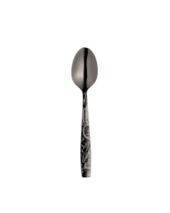 RAVIGNON Cucchiaino caffè acciaio inox 18/10 finitura pvd nera 14,5 cm