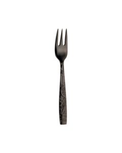 RAVIGNON Forchetta dolce acciaio inox 18/10 finitura pvd nera 14,5 cm