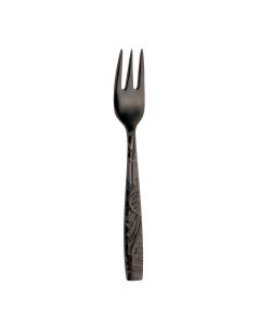 RAVIGNON Forchetta pesce acciaio inox 18/10 finitura pvd nera 18 cm