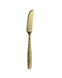 RAVIGNON Coltello pesce acciaio inox 18/10 finitura pvd oro 19,6 cm