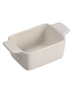 RUPIS Mini casseruola rettangolare finger food bianca 5x10 h 4 cm