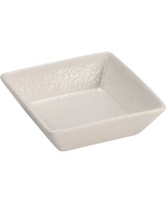 RUPIS Piattino quadro bianco con bordo 6x6 h 2 cm