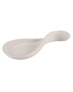 RUPIS Piattino lacrima finger food bianco 10x4 h 1,5 cm