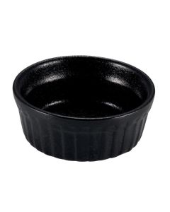 RUPIS Coppa crema catalana festonata nera Ø 7 h 3 cm 