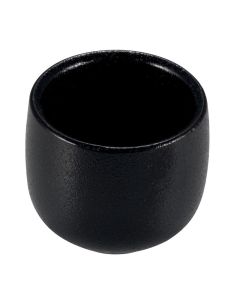 RUPIS Bicchierino sakè nero 6x6 h 5 cm