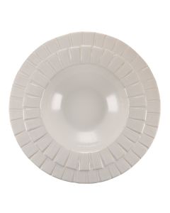 SEGMENTO Pastabowl color crema crackle Ø 28,5 h 5,5 cm 