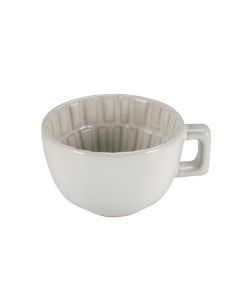 SEGMENTO Tazza caffè color crema crackle 10 cl