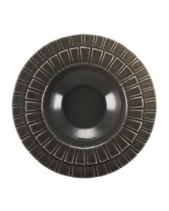 SEGMENTO Pastabowl grigio crackle Ø 28,5 h 5,5 cm 