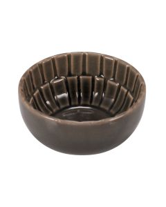 SEGMENTO Coppetta rotonda grigia crackle Ø 6,5 h 4,5 cm