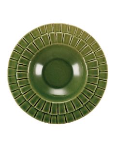 SEGMENTO Pastabowl verde crackle Ø 28,5 h 5,5 cm 