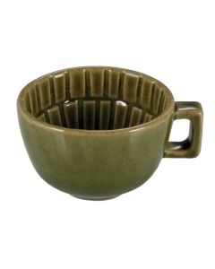 SEGMENTO Tazza tè verde crackle 20 cl