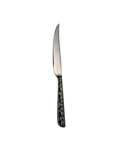 SYBARIS Coltello bistecca in acciaio inox finitura pvd nera 23 cm