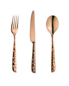 SYBARIS Servizio posate in acciaio inox finitura pvd rame