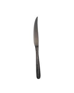 TARAS Coltello bistecca in acciaio inox finitura pvd nera 23,5 cm