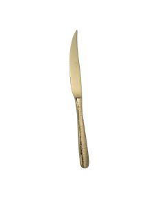TARAS Coltello bistecca in acciaio inox finitura pvd oro 23,5 cm