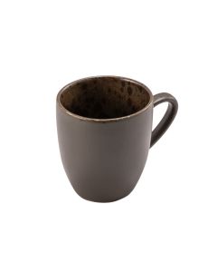 PHOBOS Mug marrone con puntini reattivi ruggine cl 45 cm 13x9,5 h cm 10